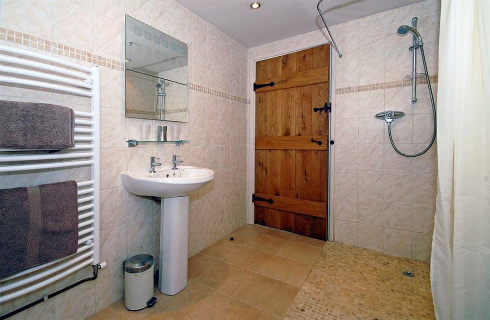 This is the bathroom at Rias Cottage in Landshipping, Pembrokeshire, Dyfed