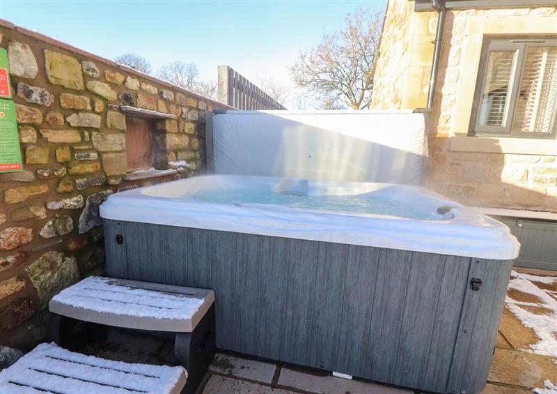 There is a hot tub at Ribble View, Bolton by Bowland near Chatburn