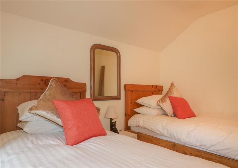 One of the bedrooms at Ribby Farmhouse, Lerryn