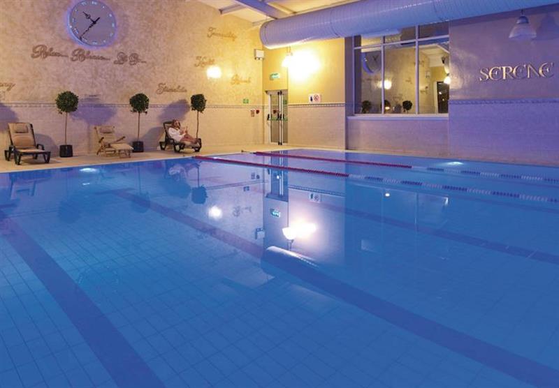 Adult indoor heated pool at Ribby Hall Village in Wrea Green, Lancashire