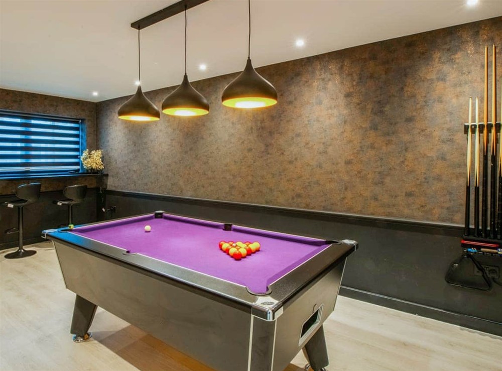Games room at Richmond Cottage in Herne Bay, Kent