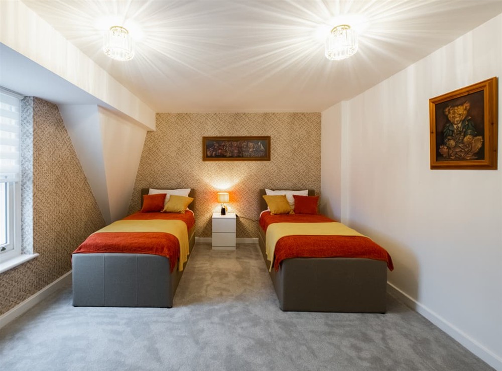 Twin bedroom at Richmond Cottage in Herne Bay, Kent