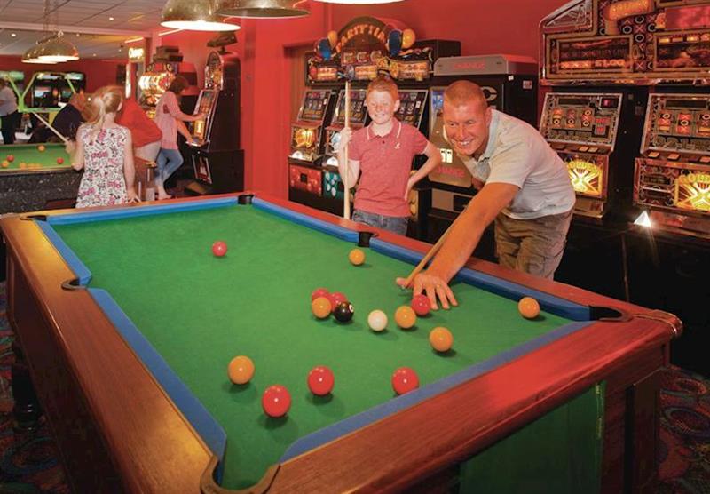Pool table at Richmond Holiday Centre in , Skegness