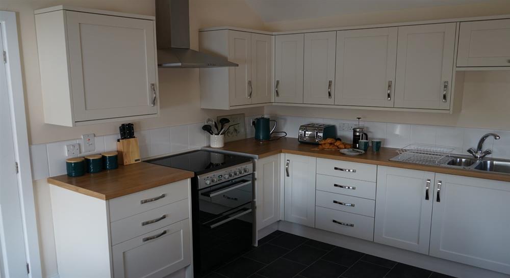 The kitchen at Richmond Lodge Apartment in Lincoln, Lincolnshire