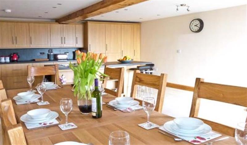 The dining area at Riddings Barn, Sedbergh