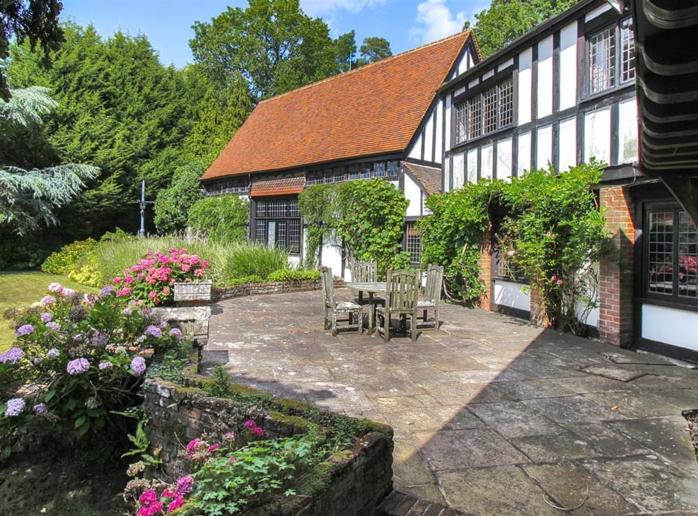 Outdoor area at Ridge Hill Manor in East Grinstead, West Sussex