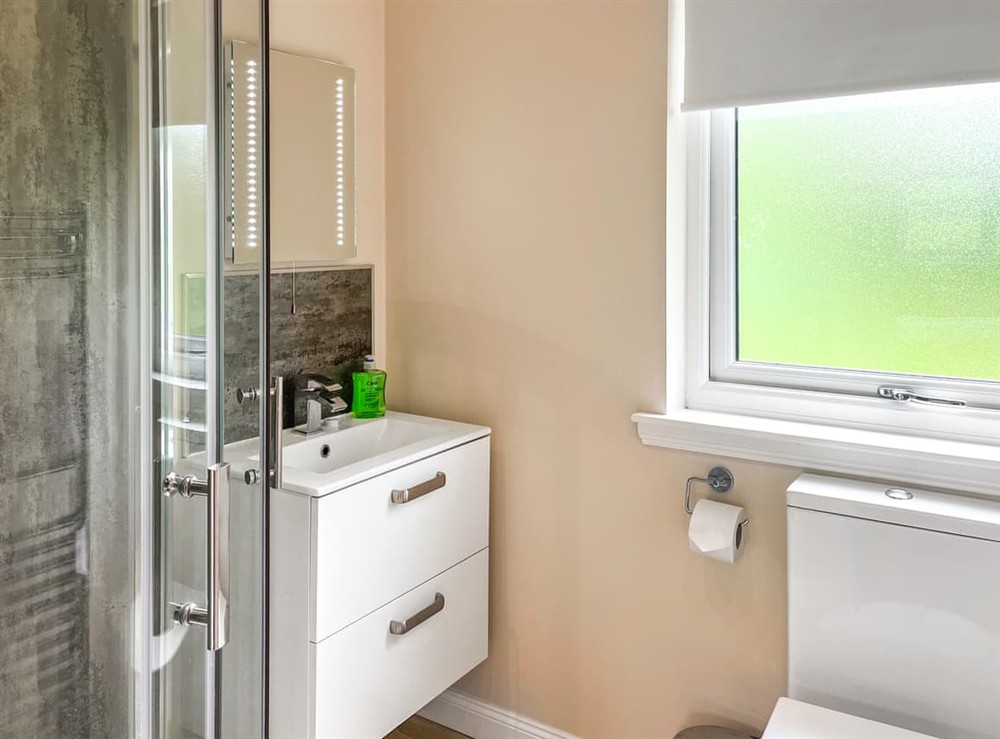 Bathroom at Ridge View Lodge in Dumfries, Dumfriesshire