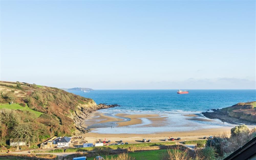 A view of Maenporth beach and bay  at Ridges 4 in Maenporth