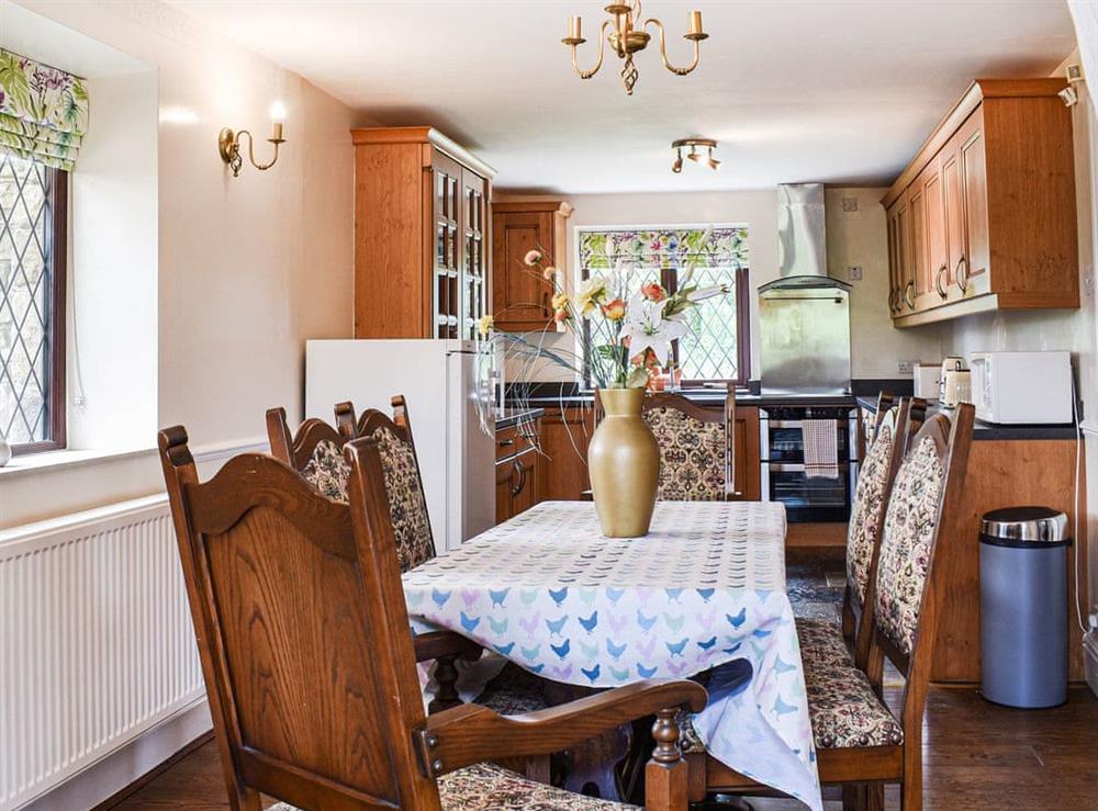 Kitchen/diner at Rigg Cottage in Beacon Fell, Lancashire