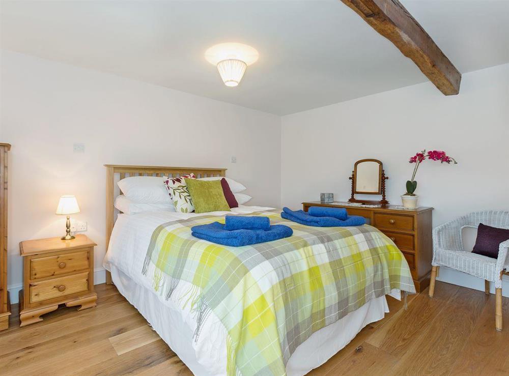 Comfortable double bedroom at Rimmers Farmhouse in Wichenford, near Worcester, Worcestershire