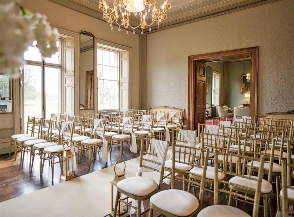 The Ceremony Room at Rise Hall in Rise, near Hull, North Humberside