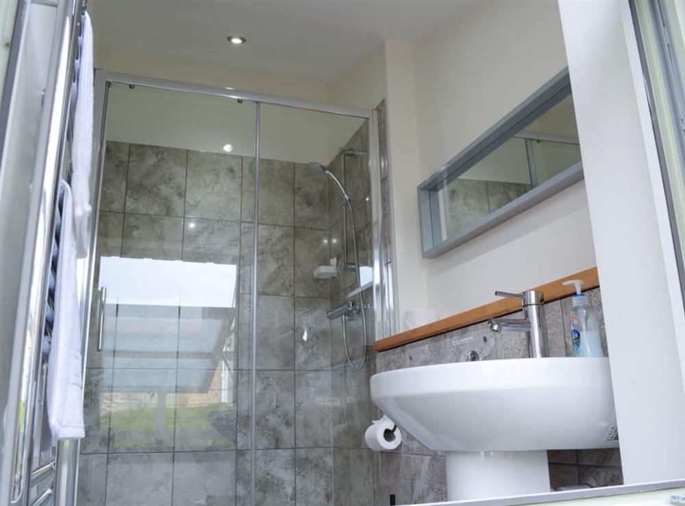 One of the four en-suite shower rooms at The Fish House, 