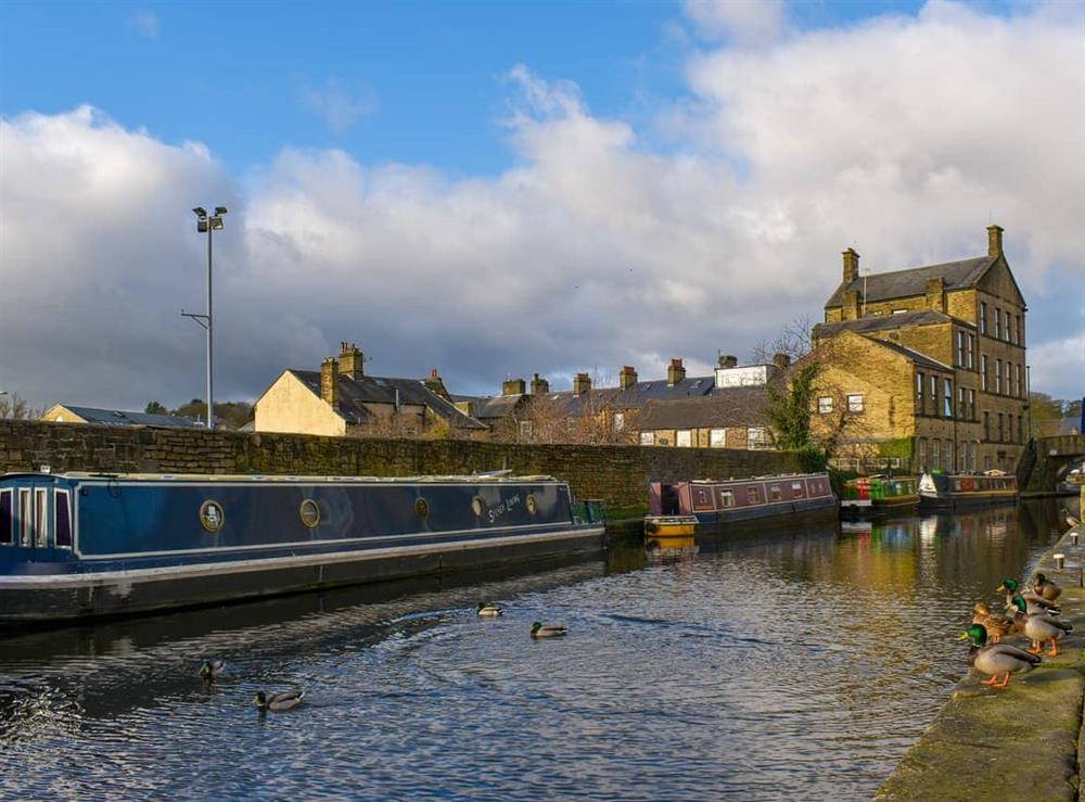 Skipton Canal at Ritas Roost in Briercliffe, Lancashire