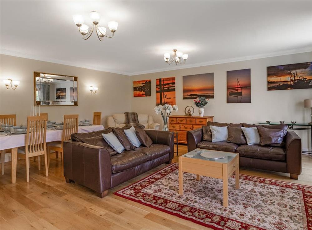 Living room/dining room at Rivendell Lodge in Leziate, near Kings Lynn, Norfolk