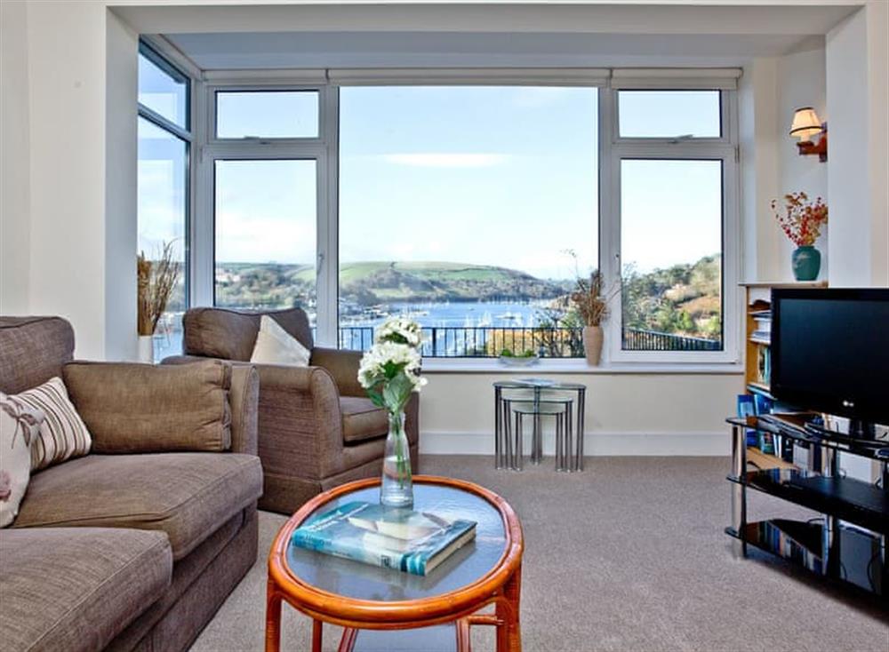 Living area at River Cottage in Dartmouth & Kingswear, South Devon