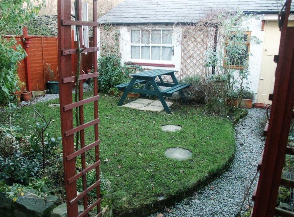 Garden at River Cottage in Keswick, Cumbria