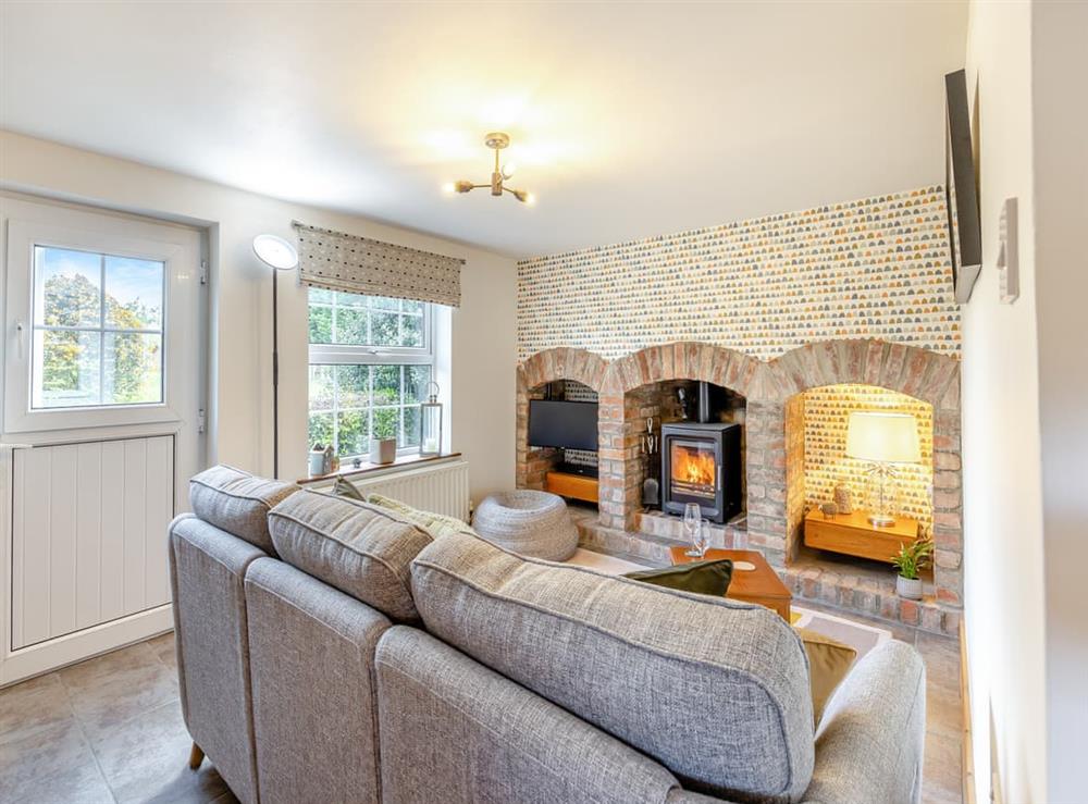 Living room at River Cottage in Stickford, near Boston, Lincolnshire