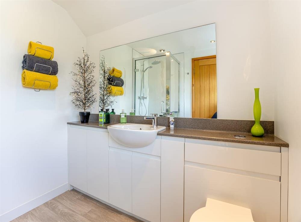 Shower room at River Cottage in Stickford, near Boston, Lincolnshire