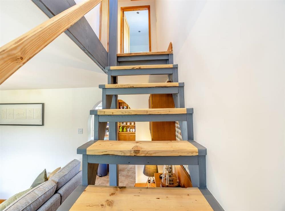 Stairs at River Cottage in Stickford, near Boston, Lincolnshire