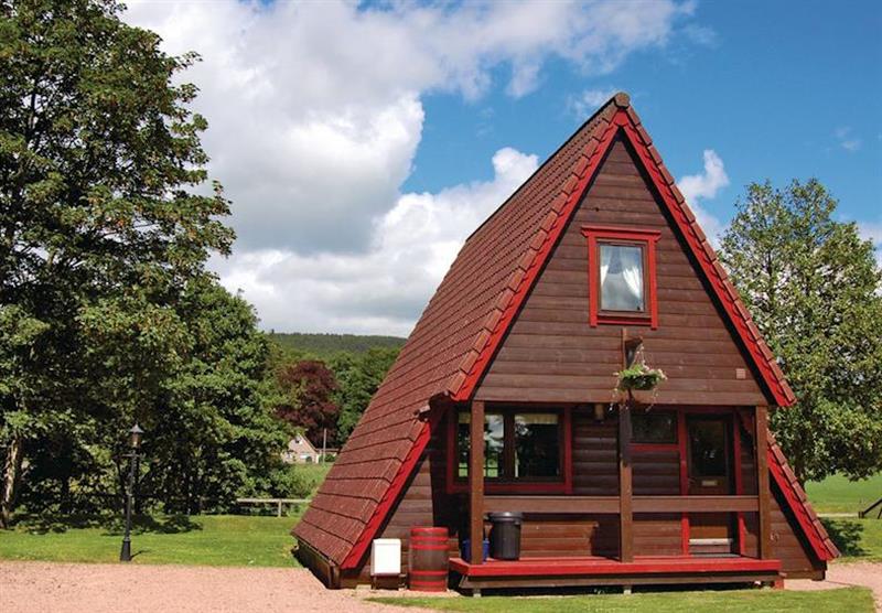 Typical Moncreiffe Lodge at River Edge Lodges in Perthshire, Scotland