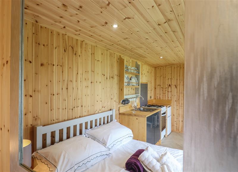 One of the bedrooms at River Lodge, Aldeburgh