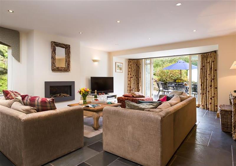 The living area at River Lodge, Ambleside