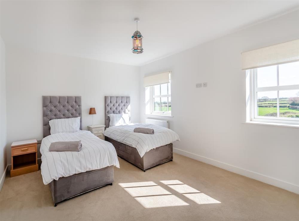 Twin bedroom at River Oak in Rainton, near Thirsk, North Yorkshire