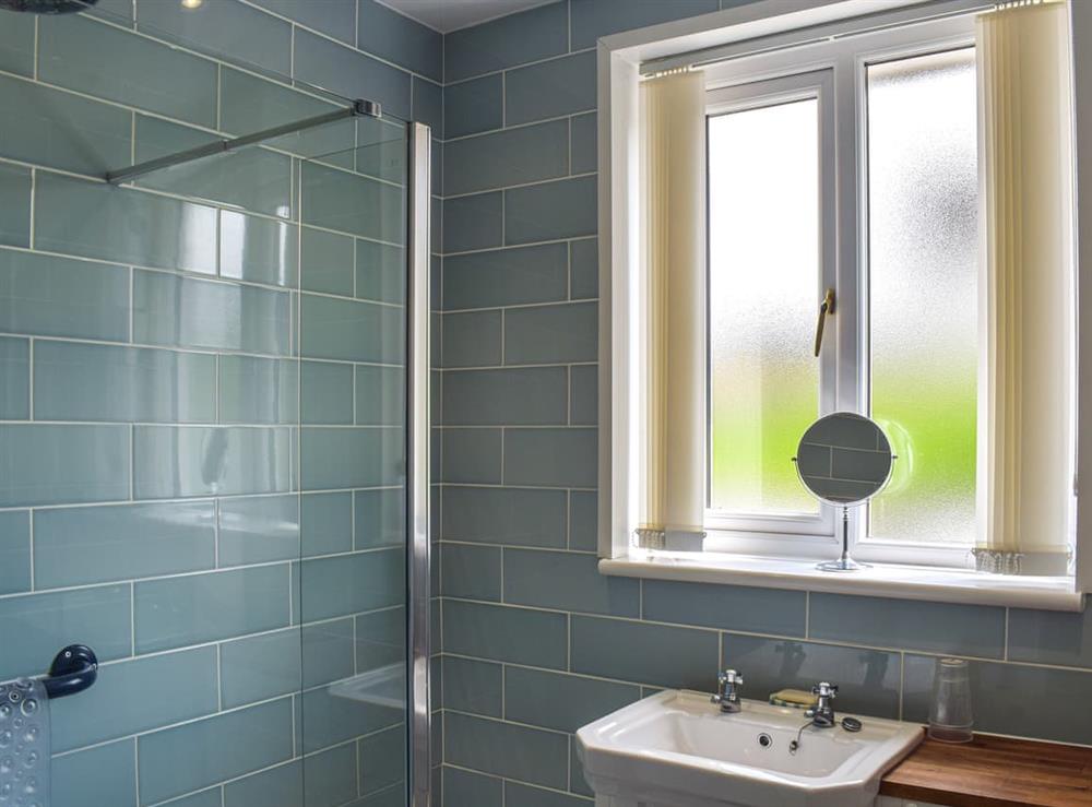Shower room at River View in Barr, near Girvan, Ayrshire