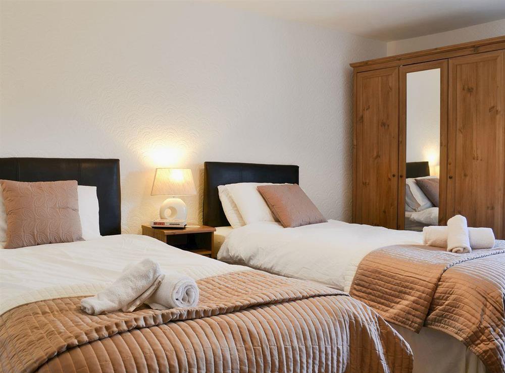 Comfy twin bedroom at River View in Frosterley, Durham