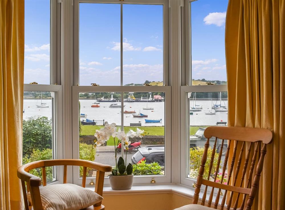 Living room at River View in Saltash, Cornwall