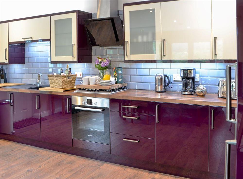 Well equipped, stylish kitchen at River View in Warkworth, near Amble, Northumberland