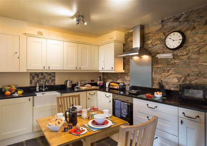 The kitchen at Riverbank At Stepping Stones, Rydal