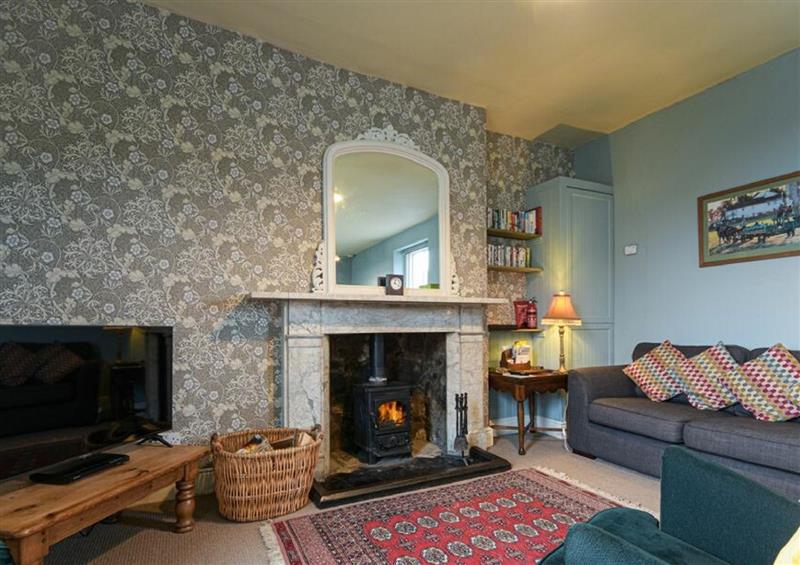 This is the living room at Riverbank Cottage, Alnmouth