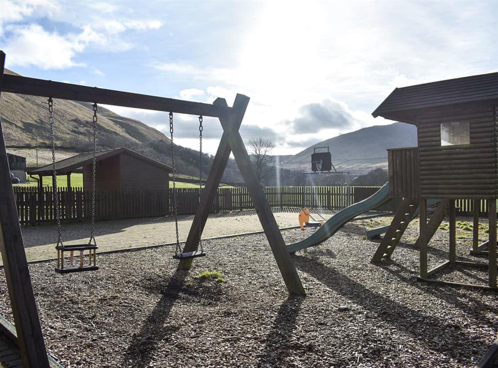 Children’s play area at Riverbank Cottage in Near Tebay, Cumbria