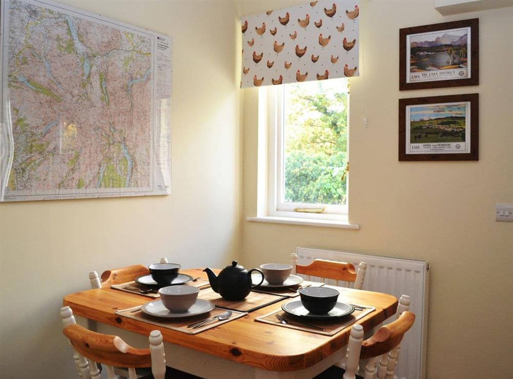 Dining area at RiverBank  in Keswick, Cumbria