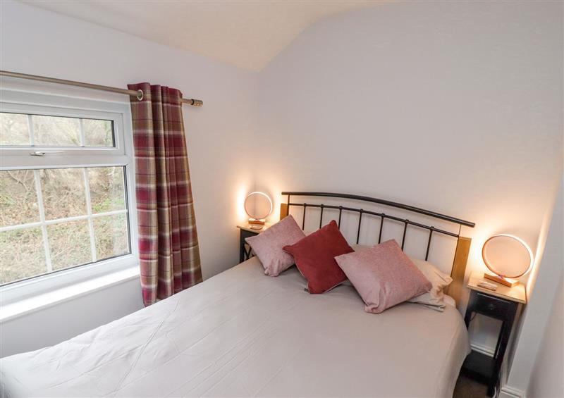 One of the bedrooms at Riverbank View, Grosmont