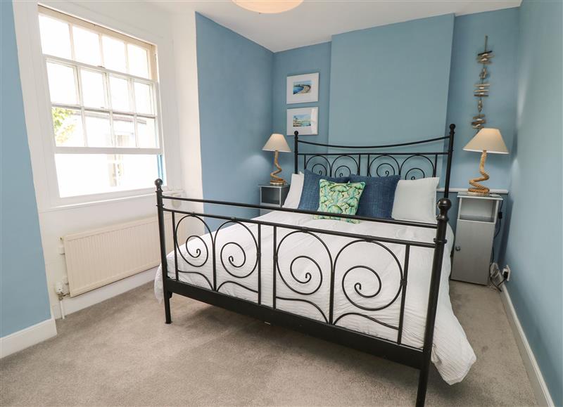 One of the 2 bedrooms at Riverdance Cottage, Lyme Regis