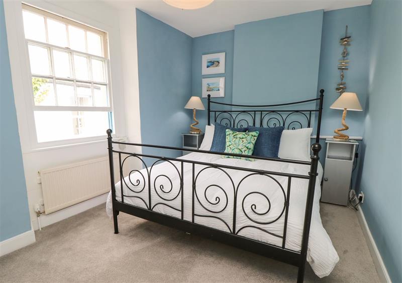 One of the bedrooms at Riverdance Cottage, Lyme Regis