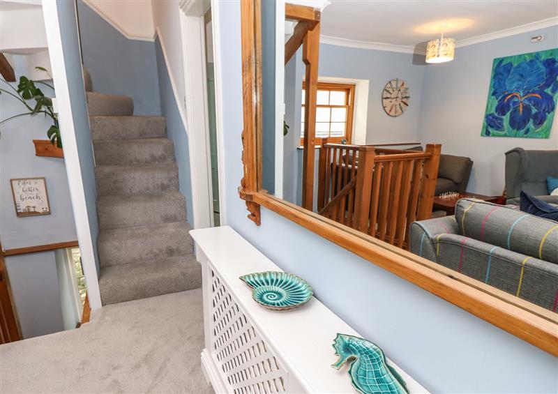 The living area at Riverdance Cottage, Lyme Regis
