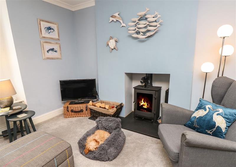 The living room at Riverdance Cottage, Lyme Regis