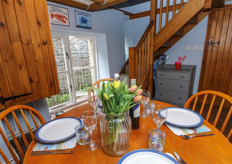 This is the kitchen at Riverdance Cottage, Lyme Regis