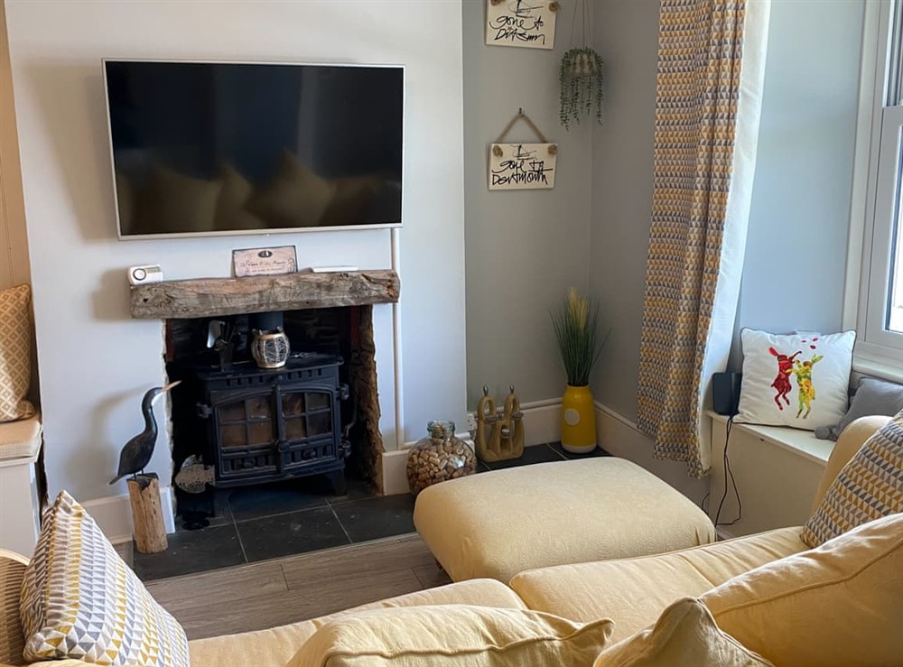 Living area at Riverdene in Higher Street, Devon