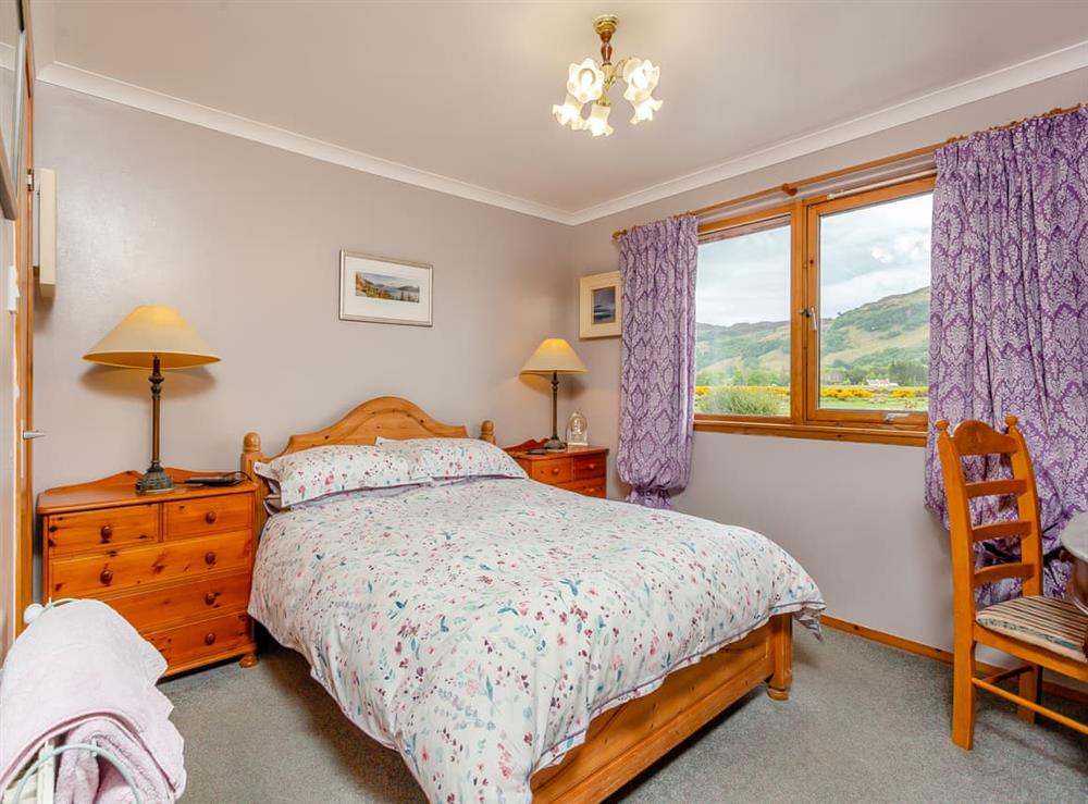 Double bedroom at Riverfoot in Glenelg, By Kyle, Ross-Shire, Great Britain