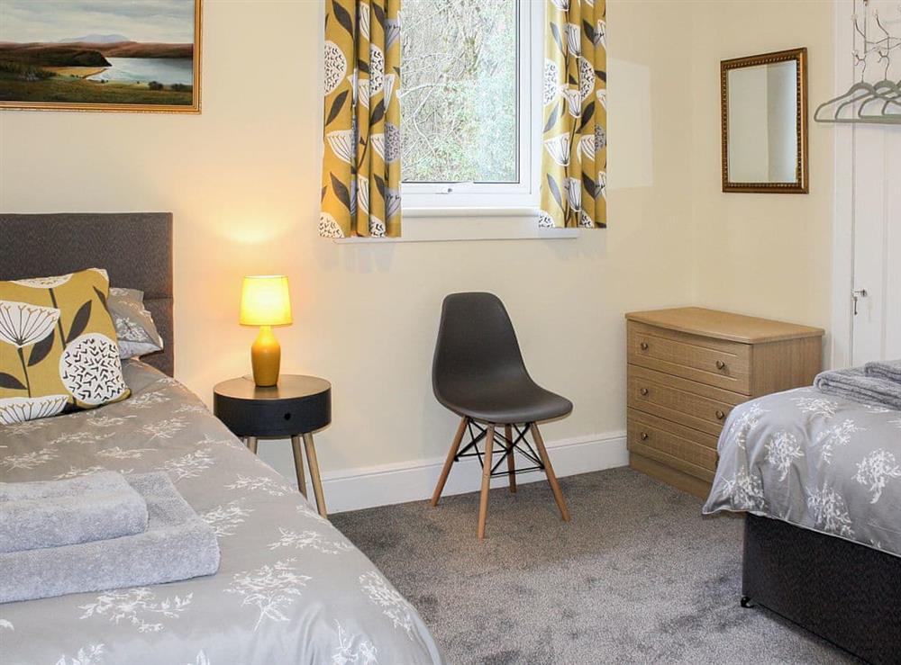 Twin bedroom at Riversdale in St Fillans, near Crieff, Perthshire