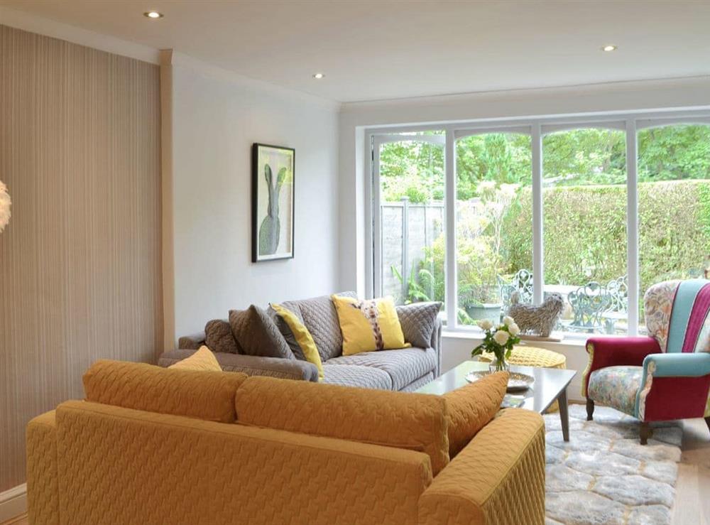 Light and airy living area at Riversdale in White Bridge, near Grasmere, Cumbria