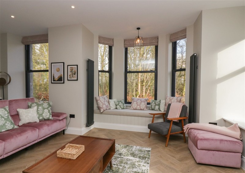 The living room at Riverside, Ambleside