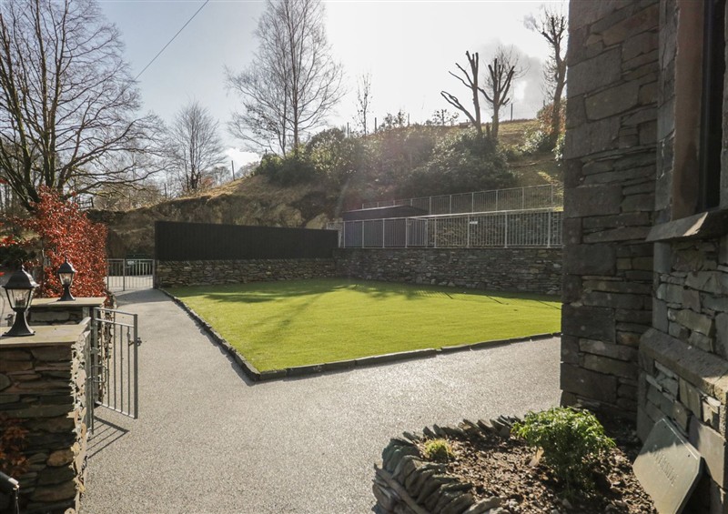 This is the garden at Riverside, Ambleside