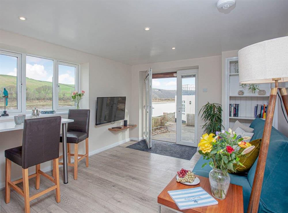 Open plan living space (photo 2) at Riverside Apartment in Bideford, Devon