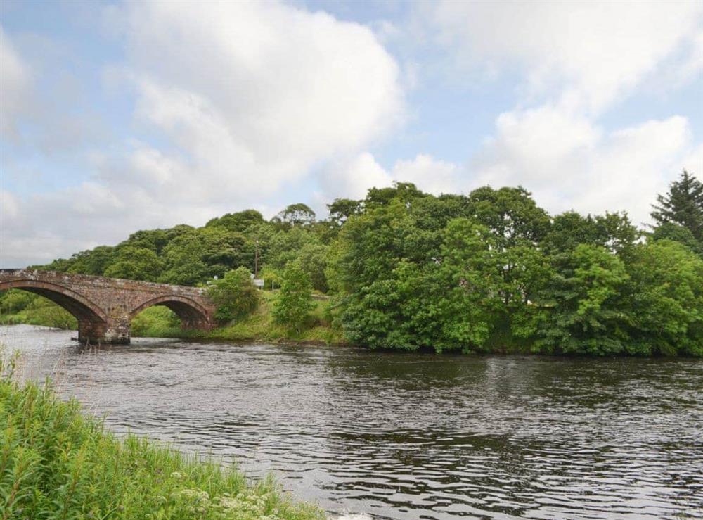Nearby River Annan renowned for salmon and sea trout at Riverside in Brydekirk, Annon, Dumfriesshire