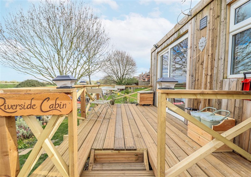 The setting at Riverside Cabin, Peterborough